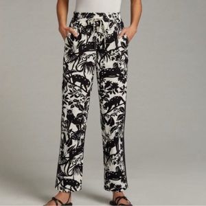 Anthropologie Maeve Tenley Twill Cat Track Pants